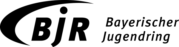 Logo BjR Bayrischer Jugendring schwarz weiß