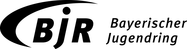 Logo BjR Bayrischer Jugendring schwarz weiß