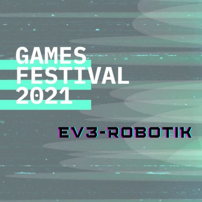Logo Gamesfestival 2021 EV3-Robotik