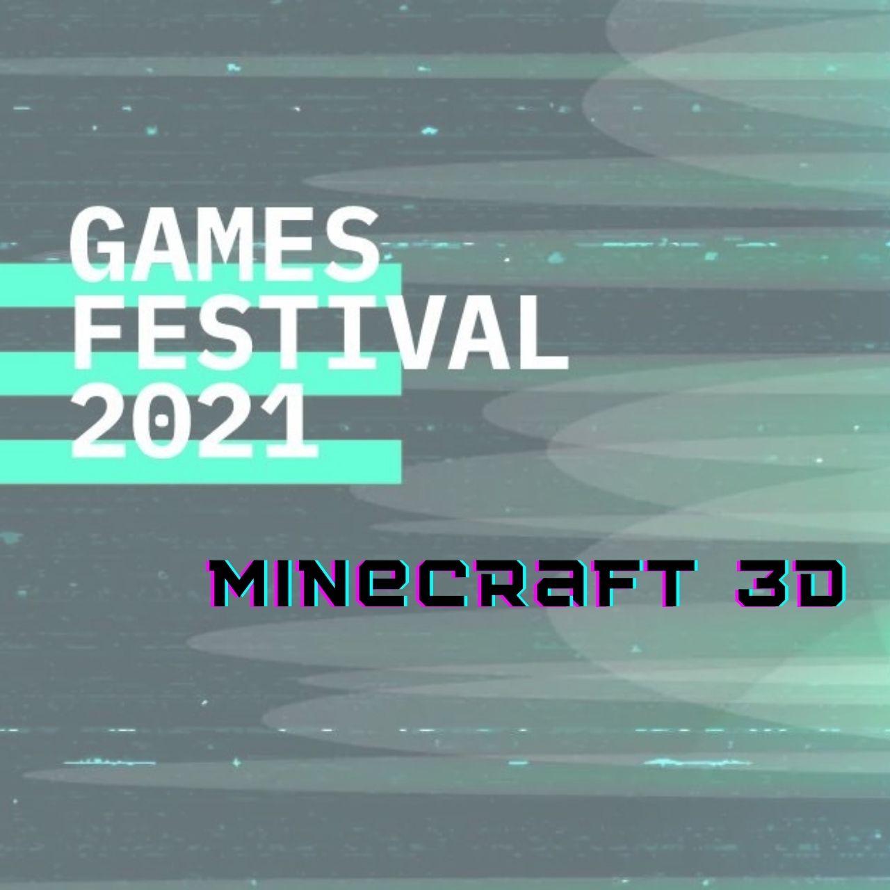 Logo Gamesfestival Minecraft 3D